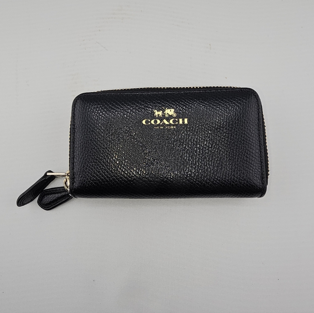 Coach Black Leather Wallet